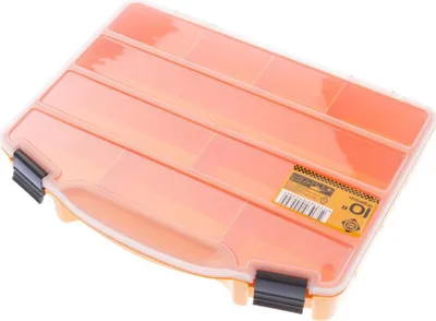 Immagine prodotto di FORTE Tools Box ORG-10 Organizzatore per minuteria ( 000051144705 ) 251 x 200 x 44 mm con 10 scomparti per chiodi viti tasselli utensili manuali