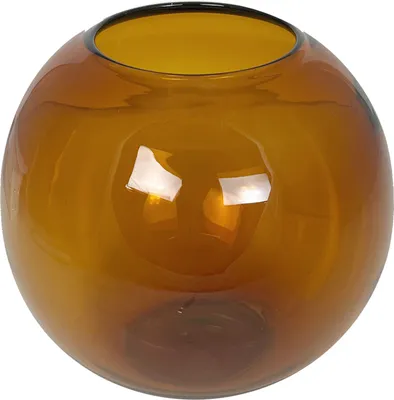 Produktbild von Kaheku Kugelvase Opino amber 29 Ø 27h  1150005763