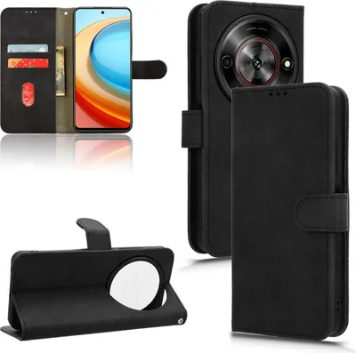 Immagine prodotto di Per ZTE Blade A75 5G Custodia a libro magnetica in Pelle finta Skin Feel