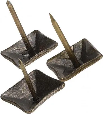 Produktbild von 50 Stück dekorative Nägel 14 x 20 mm - Retro-Bronzene Möbelbeschläge - dekorative Möbelbeschläge mit Kopf