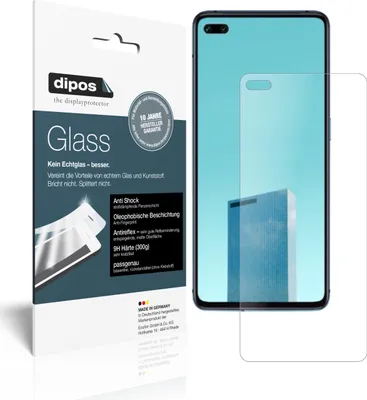 Produktbild von 2x Schutzfolie für Oppo A92s matt - Anti-Shock 9H Folie dipos Glass Kunststoffglas