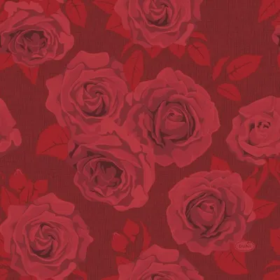 Produktbild von 240 Duni Tissue-Servietten 33 x 33 cm Rich Roses 3-lagig