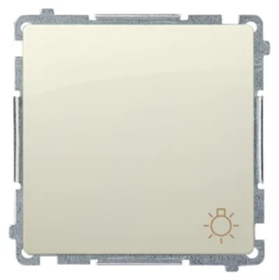 Produktbild von Kontakt-Simon BMS1.01/12, Drucktasten-Schalter, Kunststoff, IP20, IP44, 250 V, 10 A, 75 mm