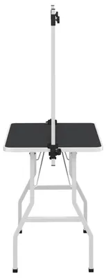 Image de vidaXL Table de tonte avec 2 boucles pour chiens chats Pliable