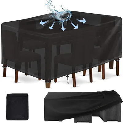 Zdjęcie produktu dla Solidne meble ogrodowe – tkanina Oxford – 280 x 204 x 106 cm