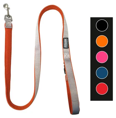 Productafbeelding van croci Reflecterende wandelriem, 2 stuks, 120 cm, oranje