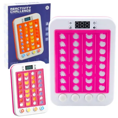 Imagen del producto de Juego Rítmico Electrónico Frutas Luces Sonidos Rosa