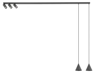 Zdjęcie produktu dla Lampa wisząca z reflektorkami FOURTY 11472 Nowodvorski