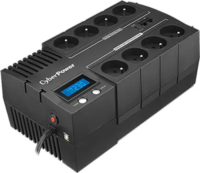 Zdjęcie produktu dla Zasilacz bezprzerwowy (UPS) CyberPower BR700ELCD-FR Line-Interactive 0,7 kVA 420 W 8 gniazd AC