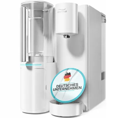 Produktbild von Grünthaal AquaLiva elan weiss | Umkehrosmoseanlage | Osmoseanlage für Trinkwasser | Wasserfilter | Mineralisierung + UV | T Ü V gepr. | Heißwasser