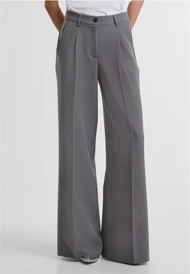 Obrázok produktu pre Urban Classics Dámske nohavice so širokými nohavicami cloudgrey - 28 wide