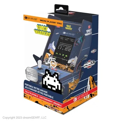 Produktbild von My Arcade Space Invaders Micro Player Pro, Mehrfarbig, Home button, 6,98 cm (2.75"), USB / Batterie, AA, Alkali