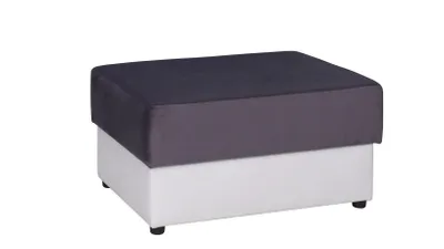 Obrázek produktu pro Taburet BOLEK - šedý / bílý