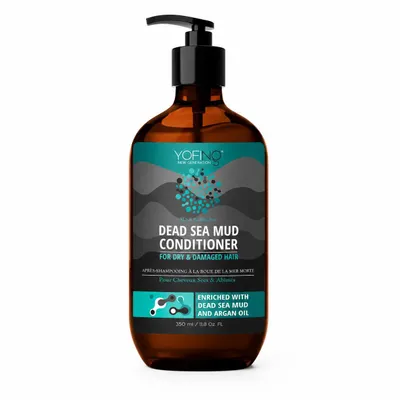 Image de Boue de la mer Morte Après-shampooing Huile d'argan Kératine Pour cheveux abîmés & secs Renforcement-Réparation Anti-frizz Boucle Soin capillaire, Image générée par une IA