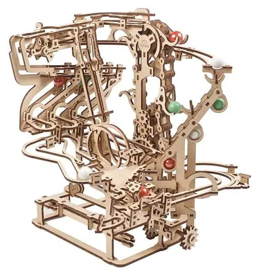 Obrázok produktu pre Ugears 3D drevená skladačka – guľôčková dráha