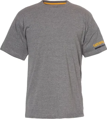 Produktbild von CAT by Caterpillar T-Shirt Essential Herren Grau Gr. S Baumwolle Workwear Shirt