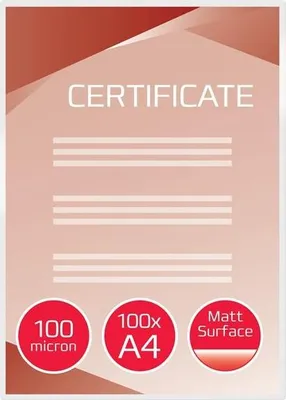 Obrázek produktu pro GBC Matt Pouches, Matný, A4, 216 mm, 0,2 mm, 303 mm, 100 kusů