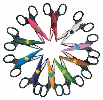 Productafbeelding van folia 799/10 - Set contoursnijders, knipgereedschap voor knutselen, 10 stuks, gesorteerd in verschillende soorten