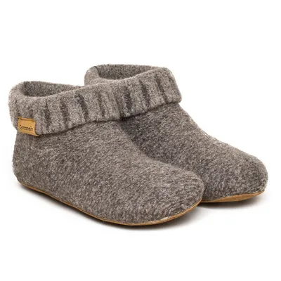 Produktbild von Gottstein Knit Boot Hüttenschuh Aus 100% Schurwolle, Sohle aus Rindsleder, Natürlich, leicht und temperaturregulierend