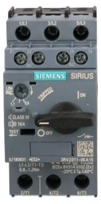 Obrázek produktu pro Siemens 3RV2011-0KA15, IP20