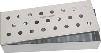 Imagen del producto de Cajas para ahumar de acero inoxidable: ideales para ahumar virutas de madera