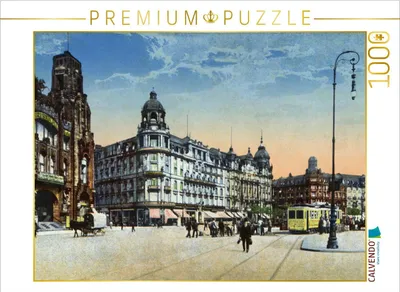 Produktbild von CALVENDO Puzzle Frankfurt am Main, Bahnhofsplatz 1000 Teile Puzzle quer | 1000 pieces, finished size 25.2 × 18.9 in (64 × 48 cm) | Photo puzzle for happy hours