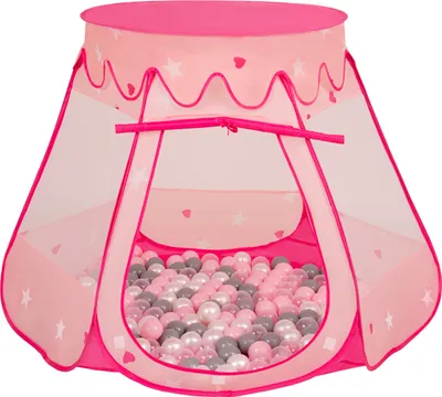 Produktbild von Selonis Spielzelt 105x90cm 600 Bälle ∅6cm Zelt Mit Bunten Bällen Für Babys Und Kinder