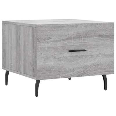 Image de vidaXL Table basse Gris Sonoma 50x50x40 cm Bois composite