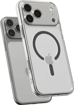 Image de Étui SPIGEN ULTRA HYBRID MAG compatible avec MagSafe pour IPHONE 17 Pro graphite clair