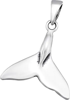 Produktbild von Walflosse Anhänger Kette Silber 925 Anhänger ohne Kette