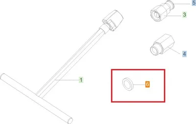Zdjęcie produktu dla Uszczelka 1/4" Karcher Wr 20, Wr 50 6.362-052.0