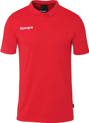 Image de Kempa Poly Polo Shirt - rouge, Taille:164