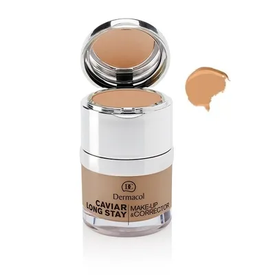Image de Dermacol Caviar Long Stay Face Primer avec correcteur 03 Nude, 30 ml