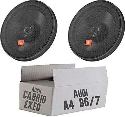 Produktbild von JBL STAGE2 624 | 2-Wege | 16,5cm Koax Lautsprecher - Einbauset passend für Audi A4 B6/7 Seat Exeo - justSOUND