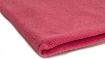 Produktbild von Polar Fleece Stoff, Strickfleece 410 g/m² Azalee 50 x 155 cm