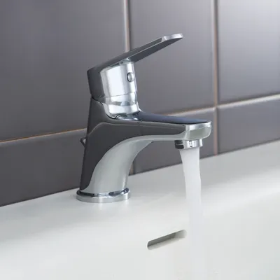 Produktbild von CECIPA Waschtischarmatur Wasserhahn mit Zugstange Waschbecken Mischbatterie Badezimmer Armatur
