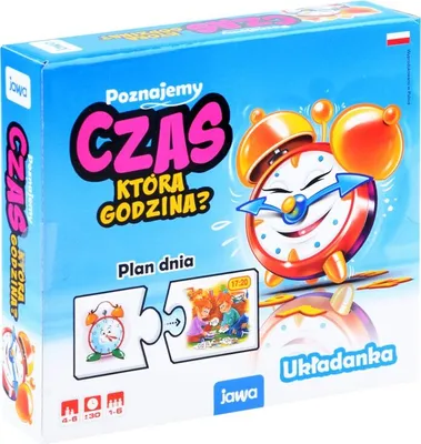 Obrázok produktu pre Učenie hodín Spoznávanie času puzzle GR0455