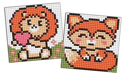 Image de Aimant pour enfants en mosaïque de diamants -...