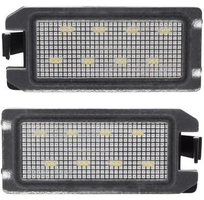 Immagine prodotto di Set di 2 luci a LED per l'illuminazione della targa, compatibili con Fiat 500 dal 2013 al 2019
