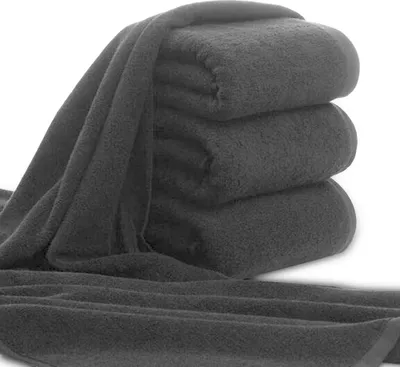 Produktbild von 10x ARLI Handtuch anthrazit - 100% Baumwolle