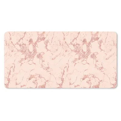 Produktbild von MuchoWow® Mauspad Mousepad Marmor - Roségold - Muster - Chic 60x30 cm - Mousepads - Maus Mat - Pad - Mausunterlage - Nachhaltig