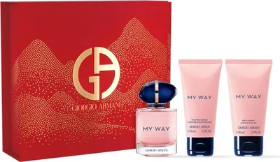 Zdjęcie produktu dla Giorgio Armani My Way Zestaw Woda perfumowana, 50 ml + żel pod prysznic, 50 ml + balsam do ciała, 50 ml