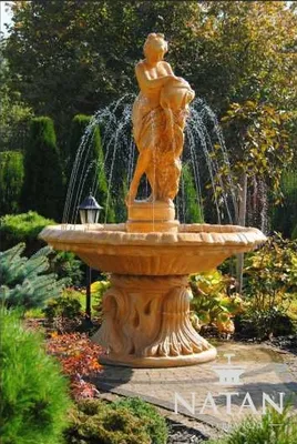 Produktbild von Springbrunnen Garten Teich Brunnen 155cm Steinbrunnen Gartenbrunnen Fontaine