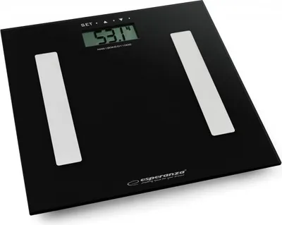 Obrázok produktu pre Es158C Fitness Lcd Kúpeľňová Váha Čierna