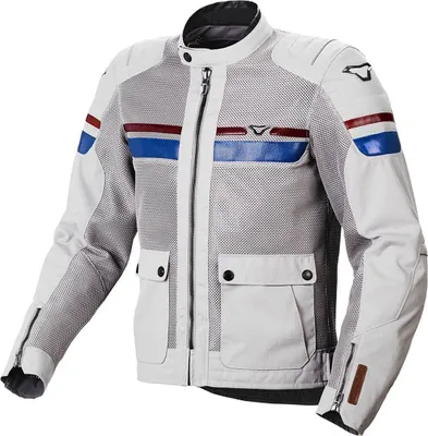 Productafbeelding van Macna Fluent motorjas, textiel, lichtgrijs, maat XS