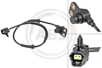 Produktbild von A.B.S. ABS Sensor Raddrehzahl für CHEVROLET Rezzo (U100) 32143