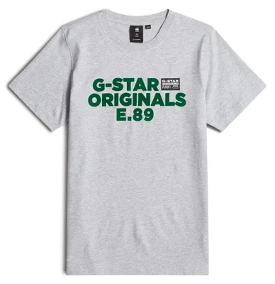 Produktbild von G-STAR Jungen T-Shirt Ss Regular, Mehrfarben (Lt Grey Htr D25536-01-a302), 6 Jah