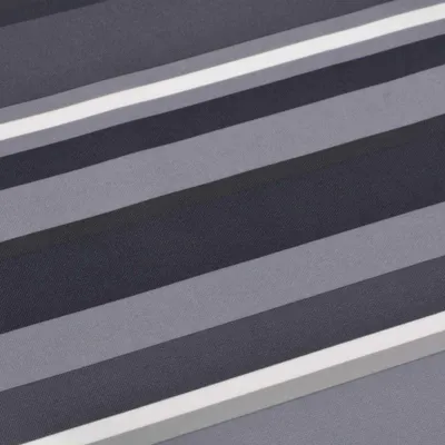 Image de vidaXL Pare-vue de balcon tissu Oxford 90×400 cm gris rayé