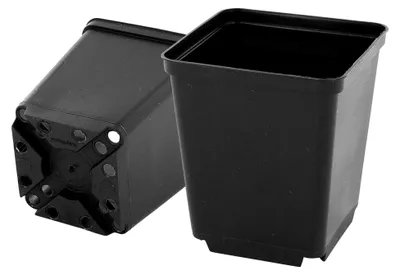 Produktbild von 20 Stück Viereckige Pflanztöpfe 9x9x9,5 cm Anzuchttöpfe