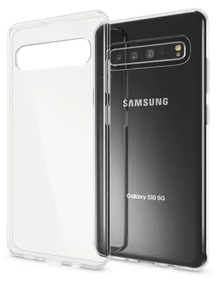 Produktbild von NALIA Hülle "GLAZE" für Samsung Galaxy S10 5G - Klare TPU Schutzhülle, Anti-Gelb, Schlank & Leicht - Transparente Handyhülle